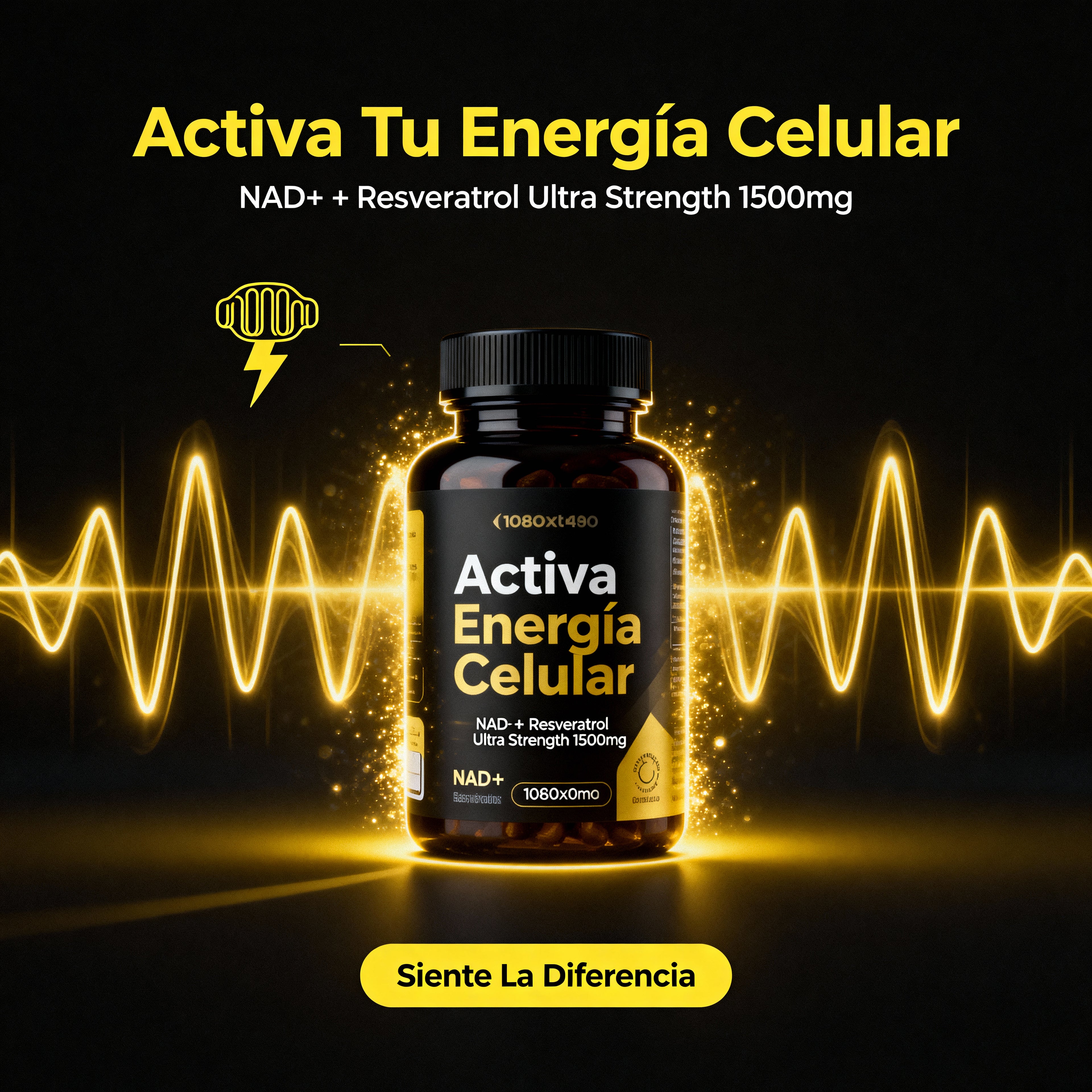 Suplemento Nad + resveratrol 100 Capsulas